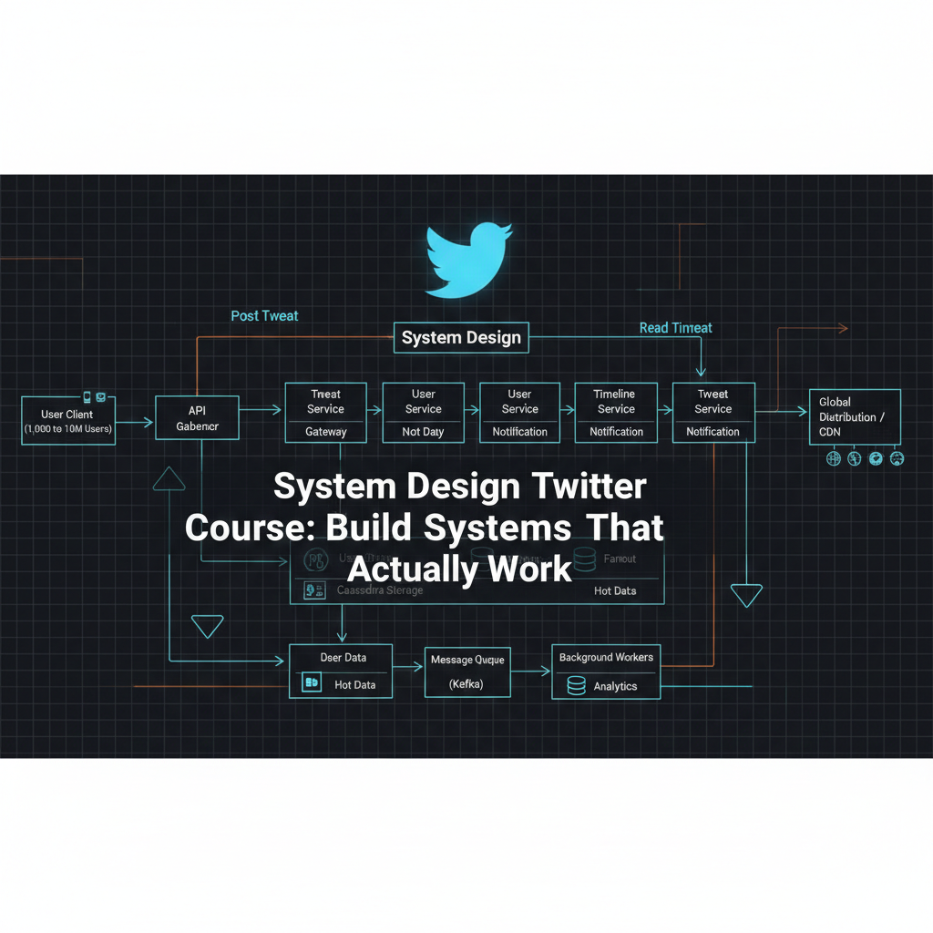 Educational content image for System Design Twitter Course