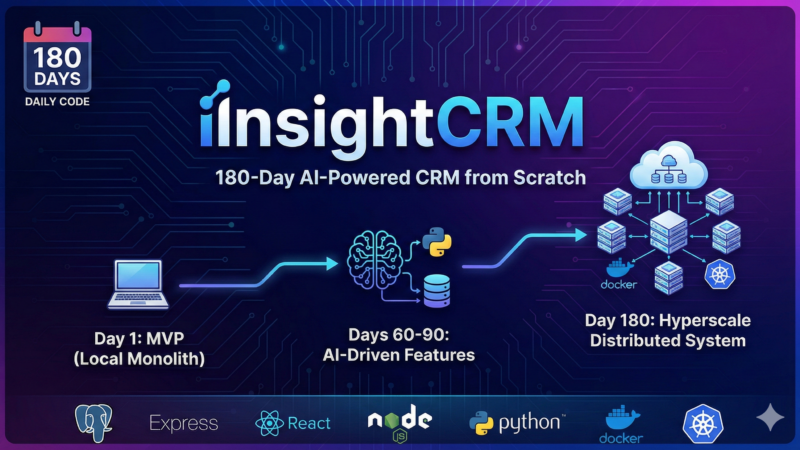 180-Day AI-Powered Customer Relationship Management (CRM) System from Scratch