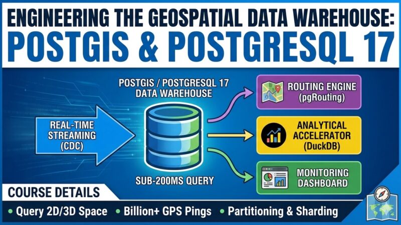 Engineering the Geospatial Data Warehouse: A Comprehensive Course on PostGIS and PostgreSQL