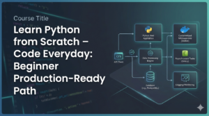 Educational content image for Learn Python from Scratch – Code Everyday: Beginner Production-Ready Path