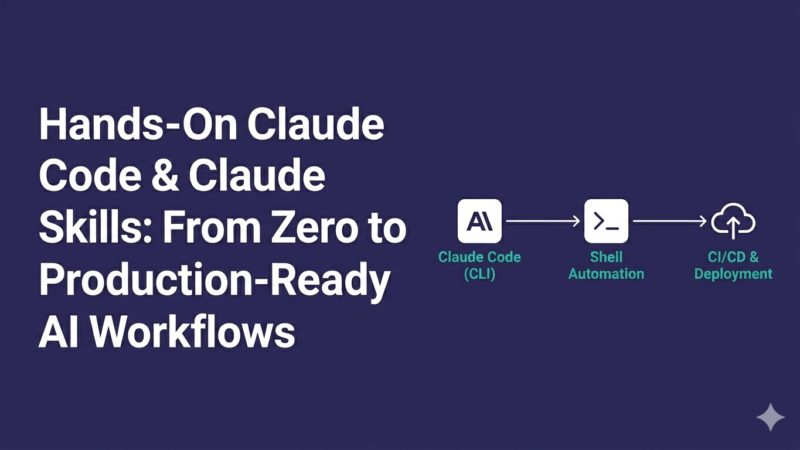 Hands-On Claude Code & Claude Skills: From Zero to Production-Ready AI Workflows