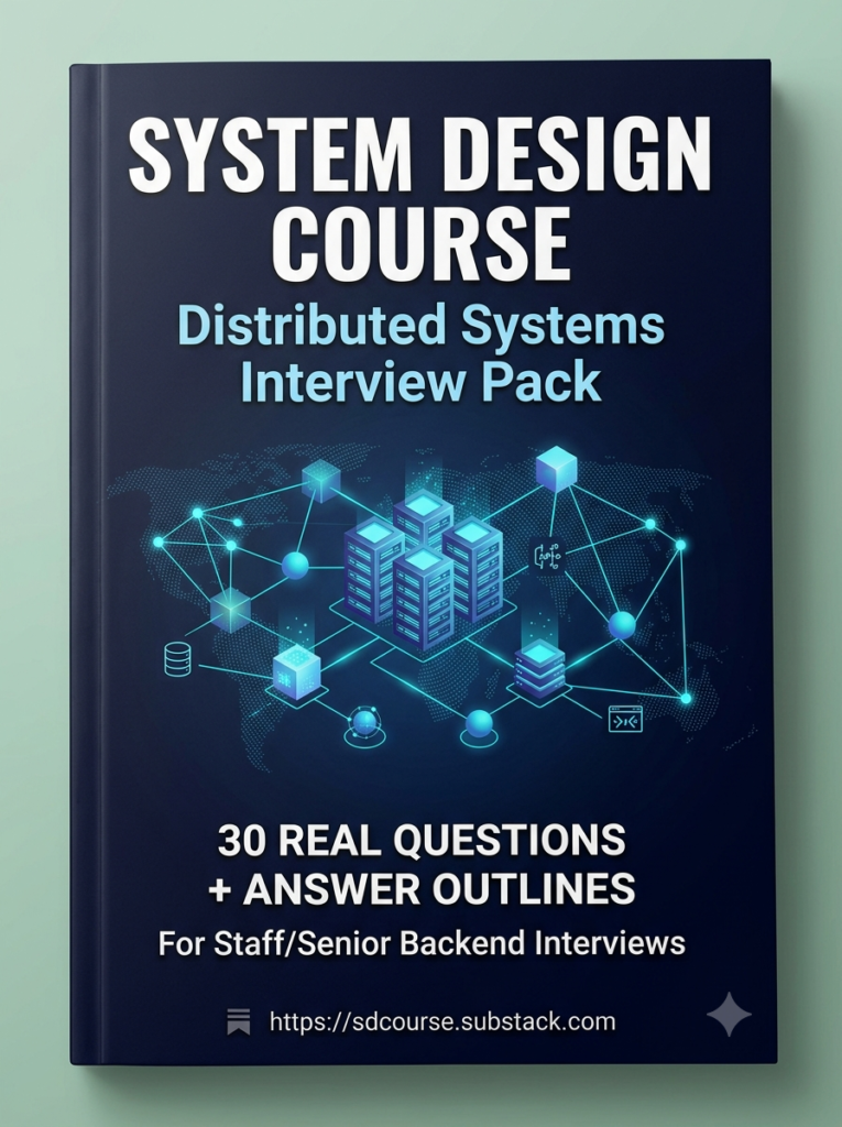 Educational content image for System Design Course : Distributed Systems Interview Pack