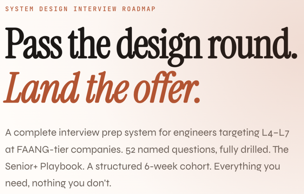 Systemdr - 52 FAANG Questions Vault