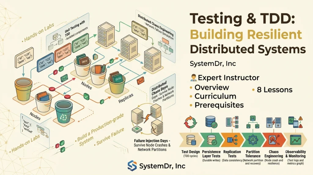 Educational content image for Testing & TDD: Building Resilient Distributed Systems