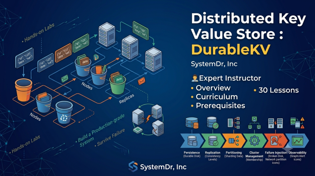 Educational content image for Distributed Key Value Store : DurableKV